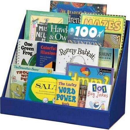PACON Book Shelf, Classroom Keeper, 3 Tiered, 17inx20inx10in, Blue PAC001329